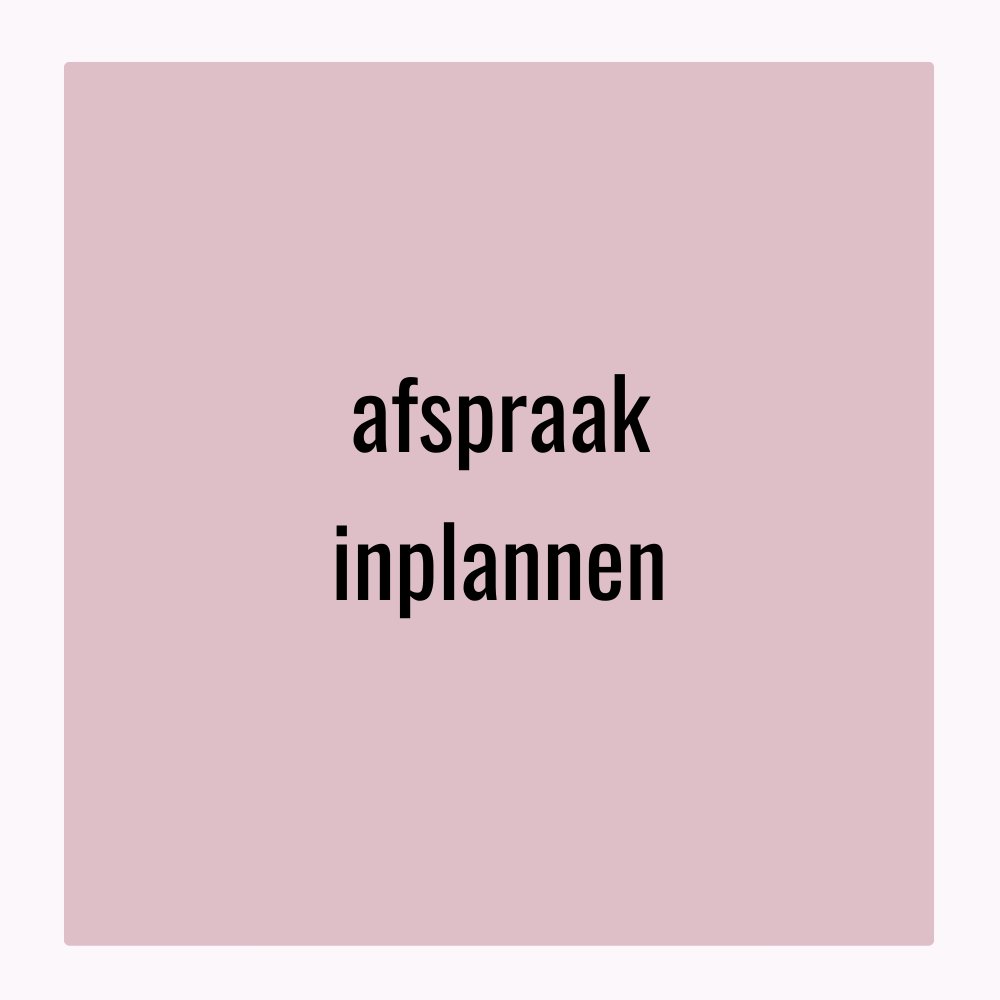 Afspraak inplannen