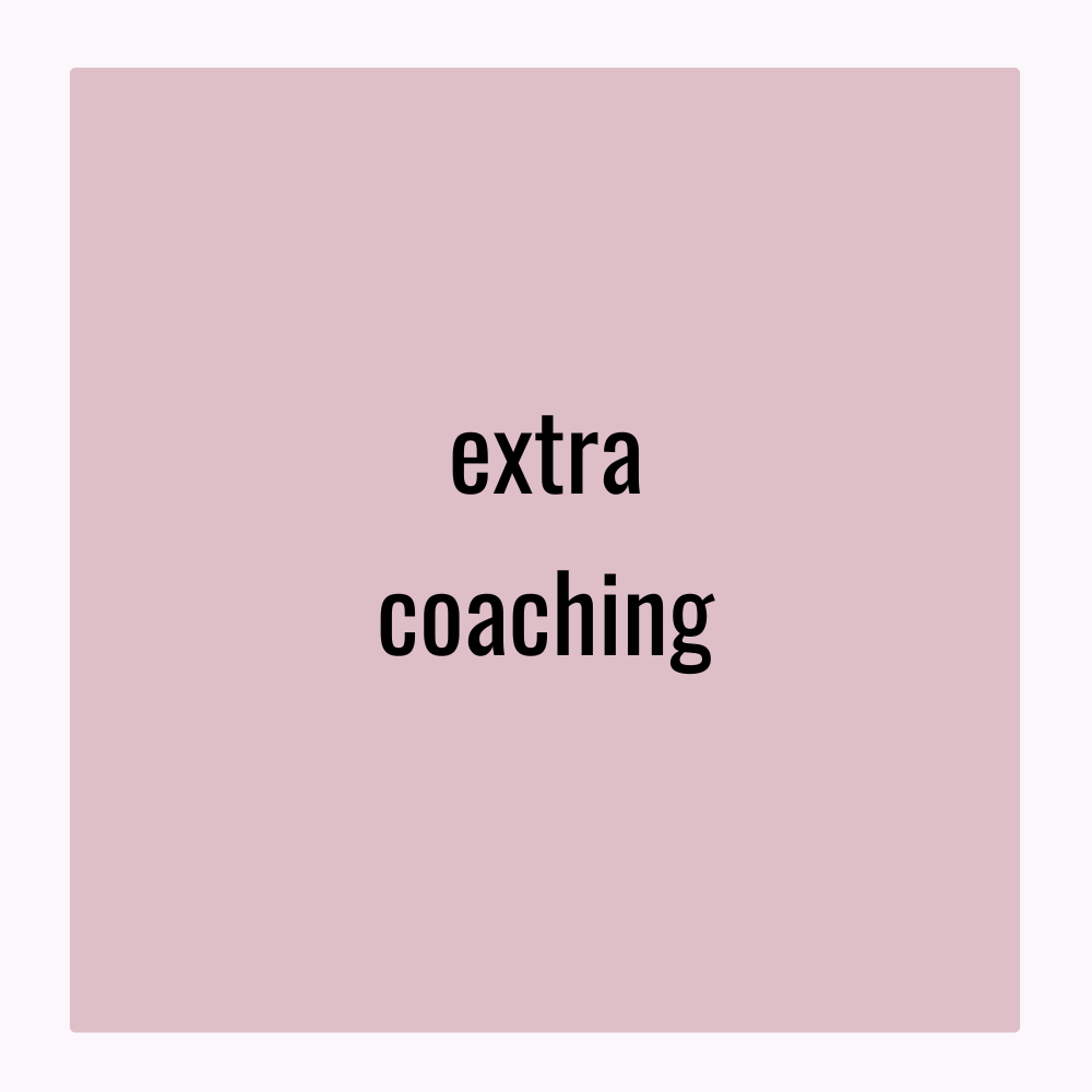 Extra coaching